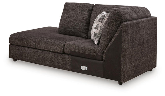 Coralene - LAF Corner Chaise - Onyx