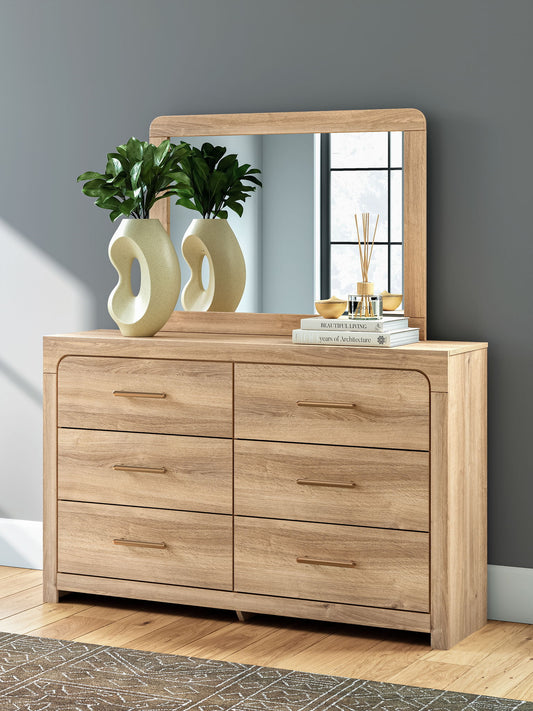 Hollymount - Bedroom Mirror - Tan