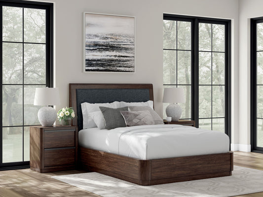 Kendamor - Upholstered Panel Bed