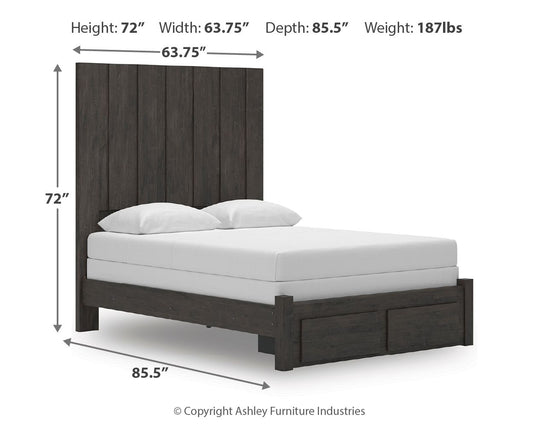 Parlayon - Panel Storage Bed