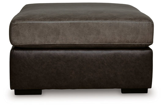 Baltic-Park - Oversized Accent Ottoman - Fossil