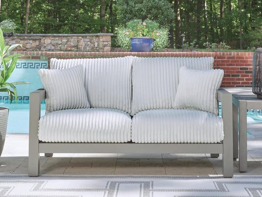 Moonlight View - Loveseat With Cushion - Gray