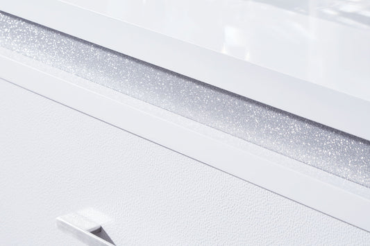 Frostlyn - Dresser And Mirror - White