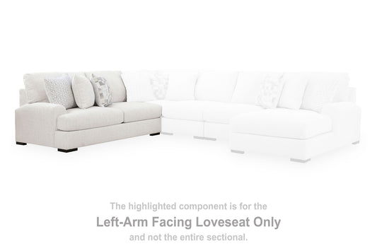 Wynncroft Manor - LAF Loveseat - Chalk
