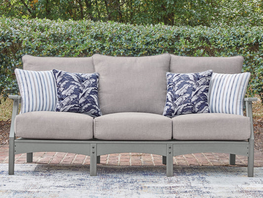Lone View Bay - Sofa With Cushion - Gray