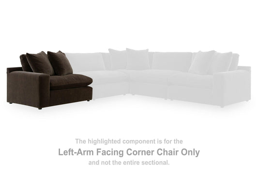Maxton Heights - LAF Corner Chair - Bittersweet