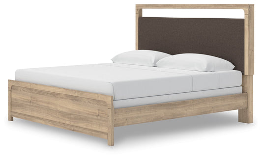 Hollymount - Upholstered Panel Bed