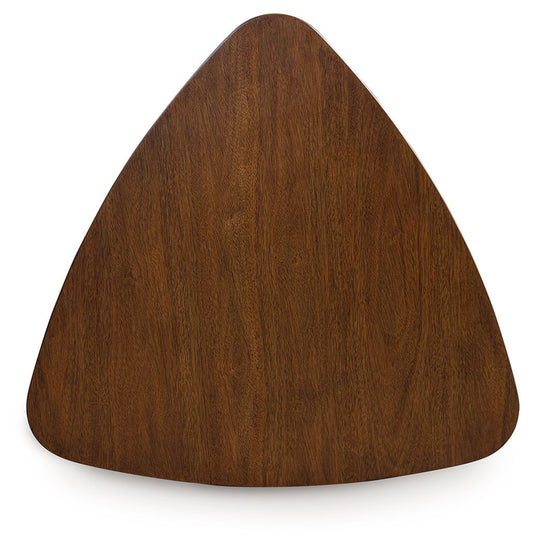 Lyncott - Triangle Dining Room Table - Brown