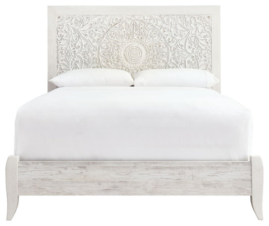 Paxberry - Queen Panel Headboard - Whitewash