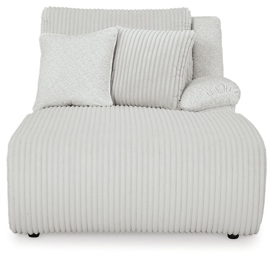 Top Tier - Raf Press Back Chaise - Alloy