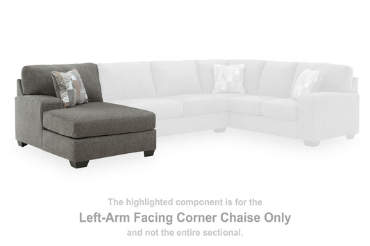 Newellen - LAF Corner Chaise - Greystone