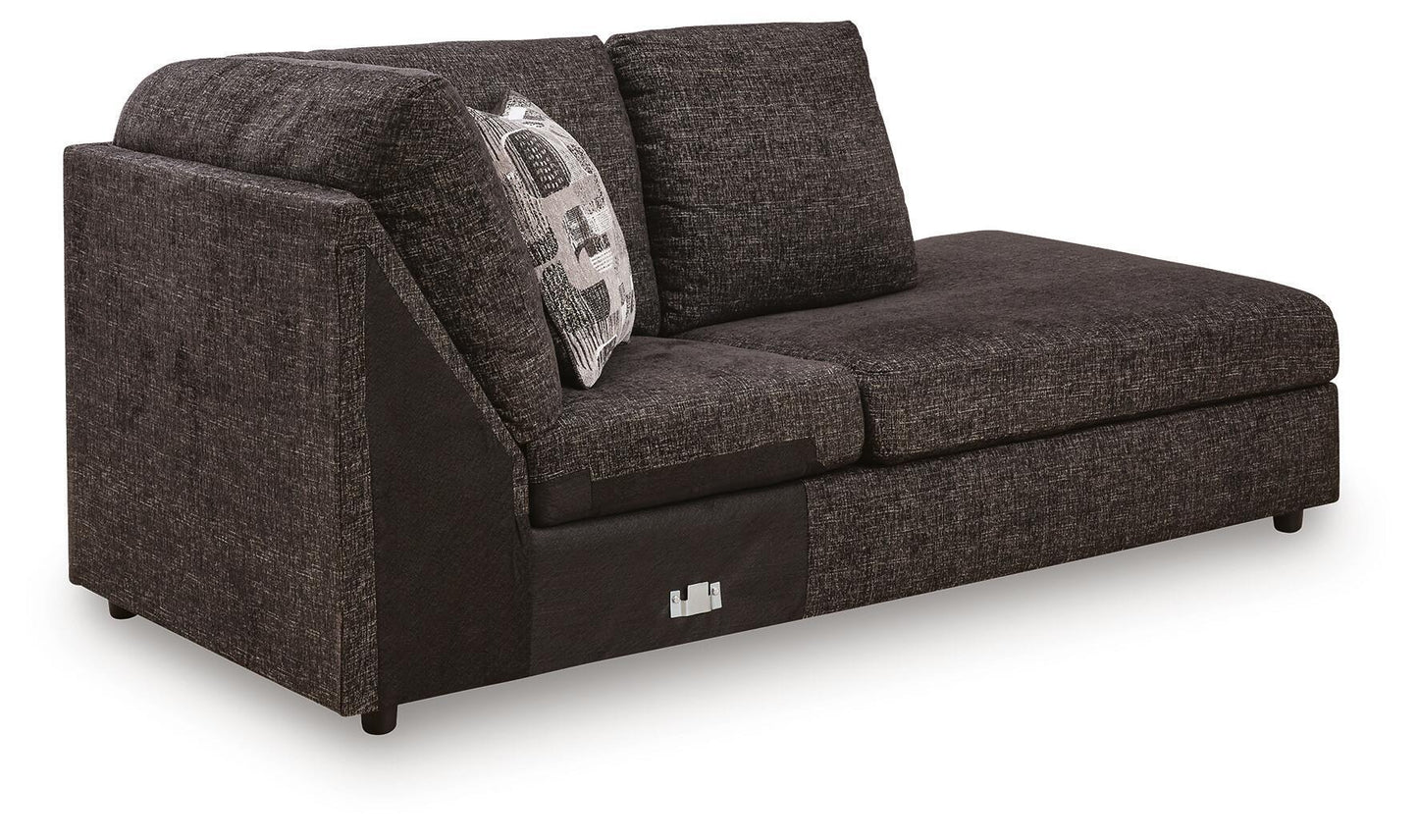 Coralene - RAF Corner Chaise - Onyx