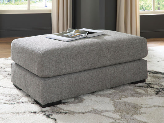 Ellington Pike - Oversized Accent Ottoman - Smolder