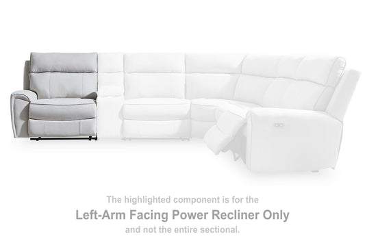 Grafton Pike - LAF Zero Wall Power Recliner - Pearl / Ash