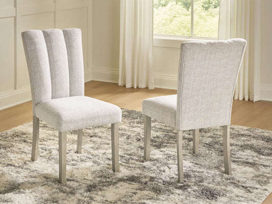 Karmenton - Dining Upholstered Side Chair (Set of 2) - Bisque