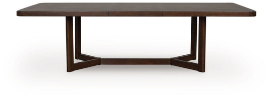 Kendamor - Rectangular Dining Room Extension Table - Dark Brown