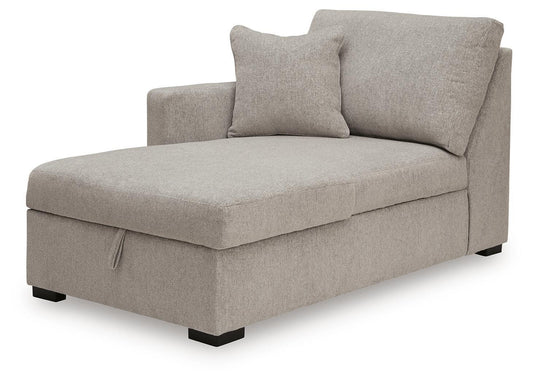 ModMax Luxe - LAF Corner Chaise With Storage - Flint