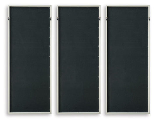 Dixonburg - Wall Art Set (Set of 3) - Taupe / Gray