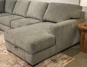 Rosedell - RAF Corner Chaise With Storage - Moss