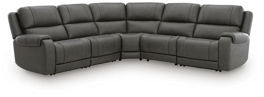5Z-Harrenhurst - 5 Piece Power Reclining Sectional