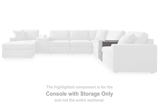 Modmax - Console With Storage - Granite