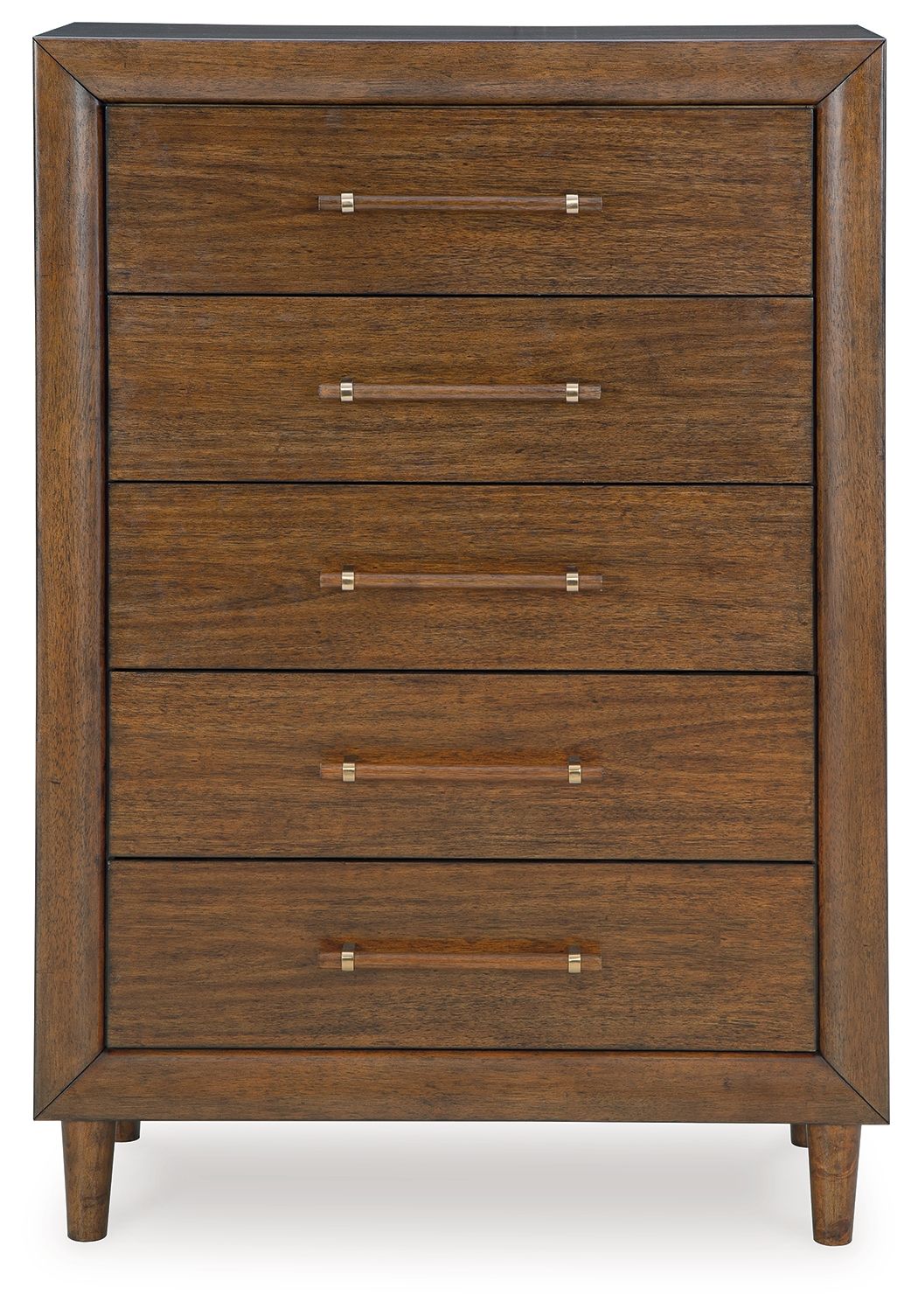 Lyncott - Five Drawer Chest - Brown