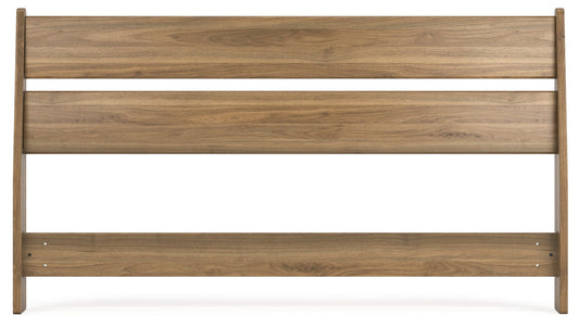 Deanlow - Queen Panel Headboard - Honey