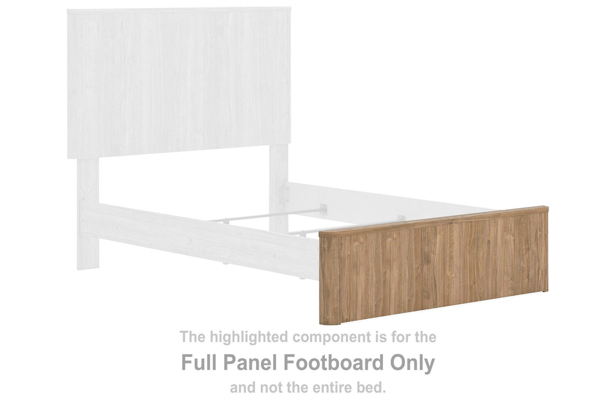 Dovander - Full Panel Footboard - Warm Natural Brown