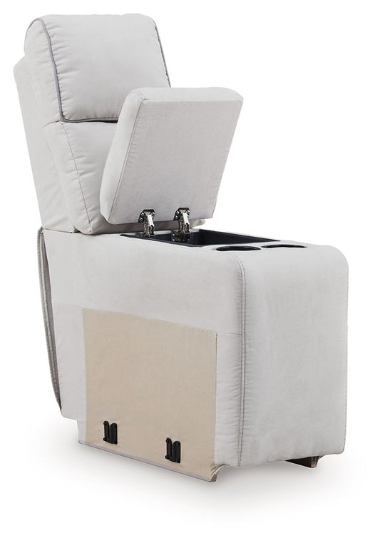 Grafton Pike - Console With Storage - Pearl / Ash