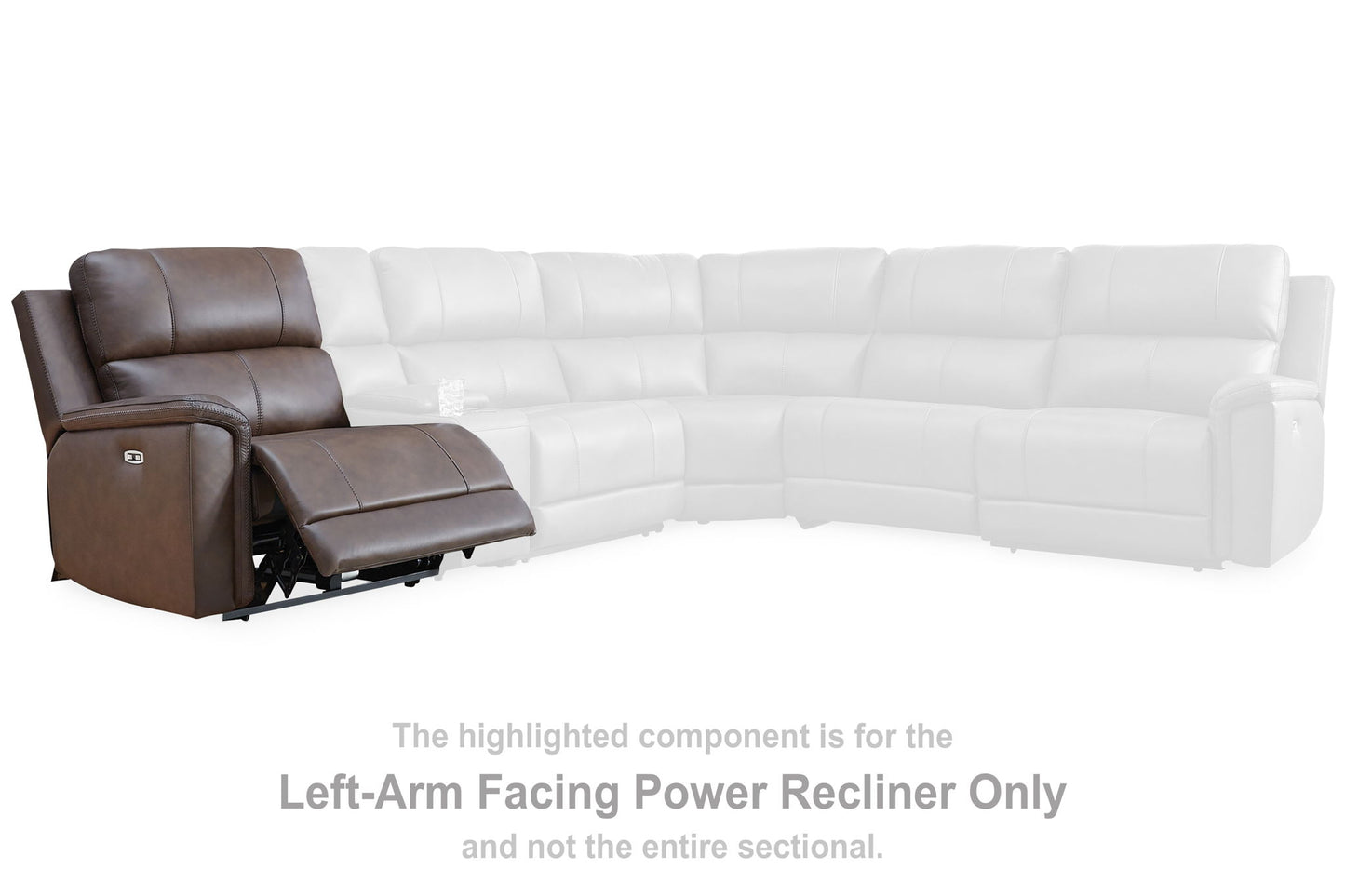 Beryton - LAF Zero Wall Power Recliner - Espresso