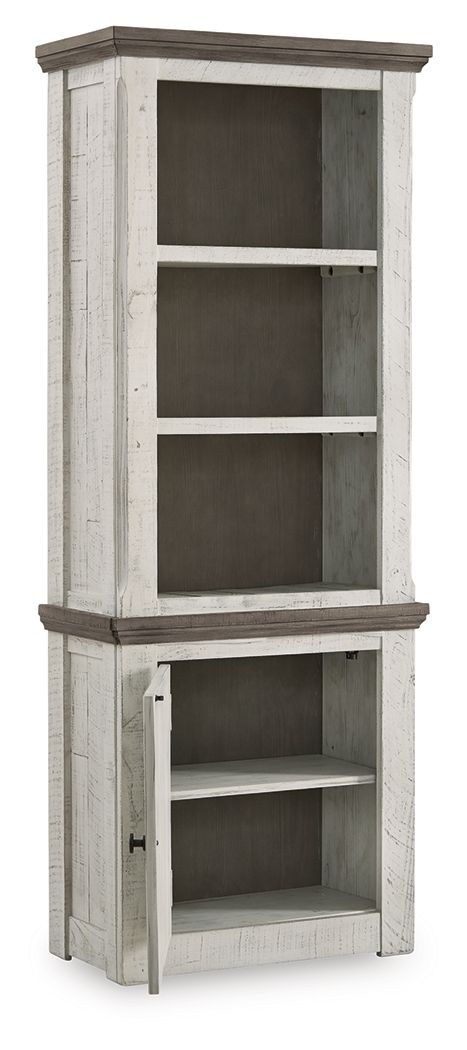 Havalance - Left Pier Cabinet - Brown / Beige