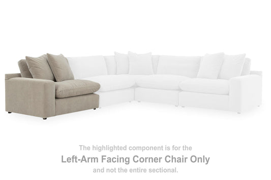 Maxton Heights - LAF Corner Chair - Pebble