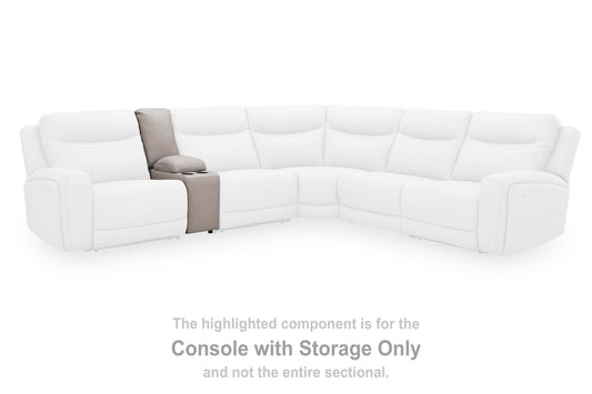Gravier - Console With Storage - Gray
