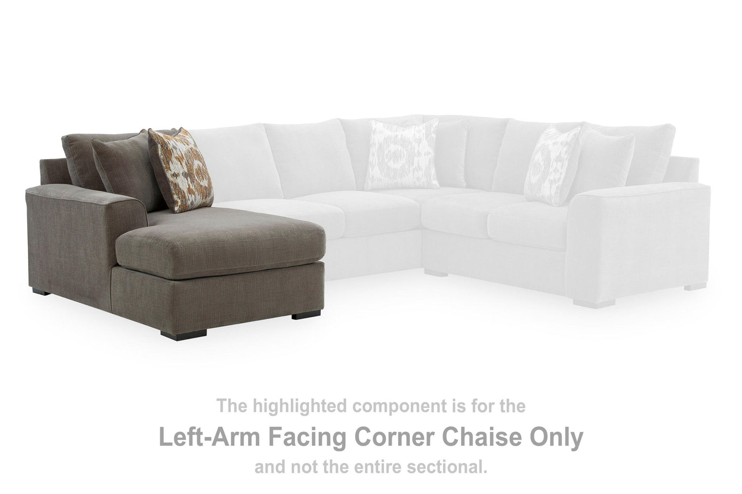 Rosston - LAF Corner Chaise - Espresso
