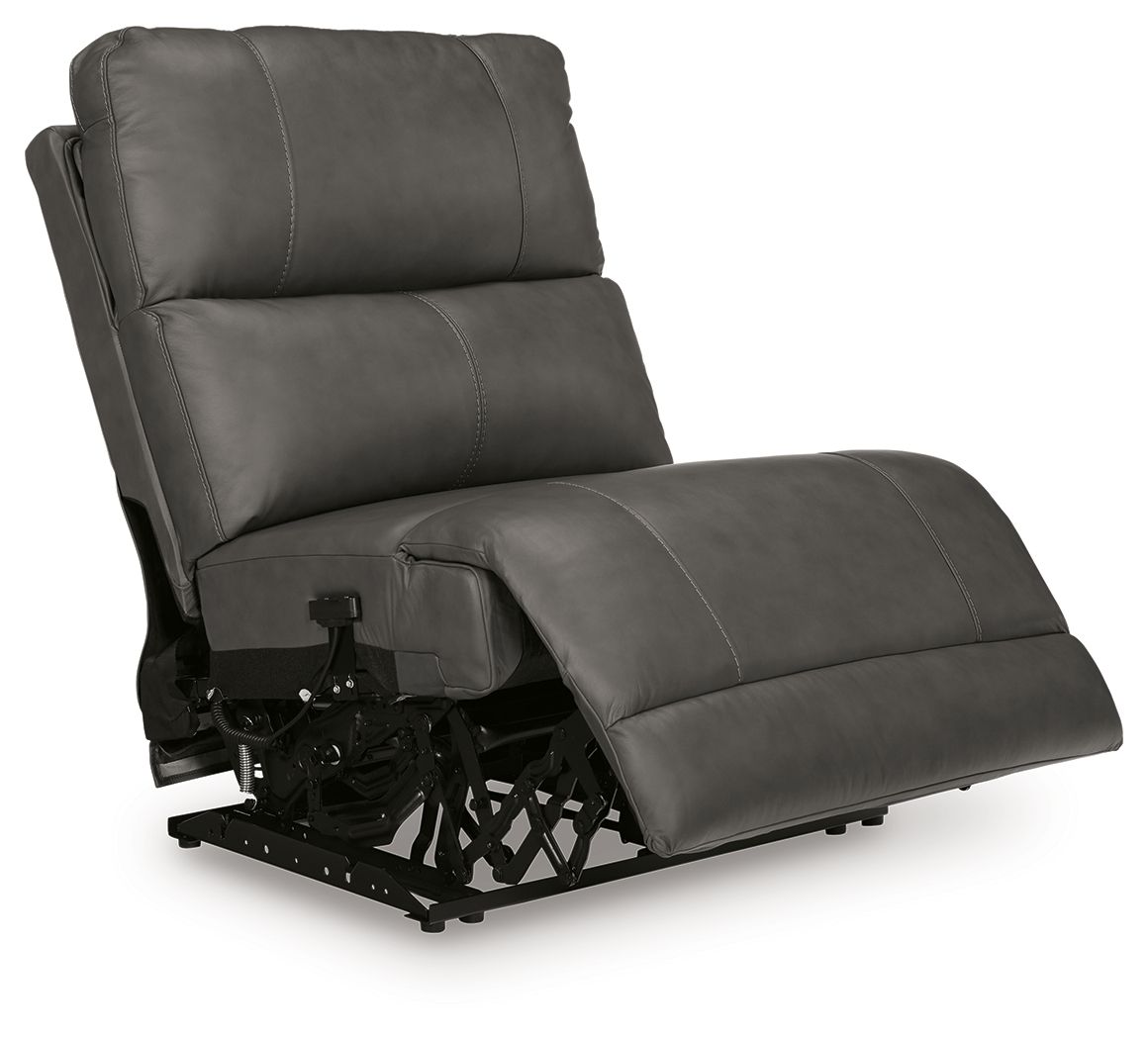 Beryton - Power Armless Recliner With Adjustable Headrest - Anchor