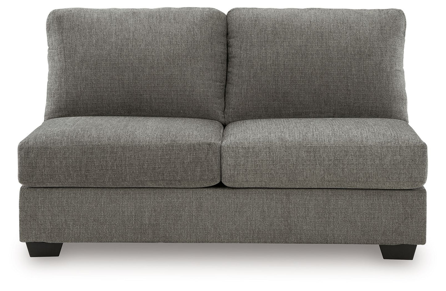 Newellen - Armless Loveseat - Greystone