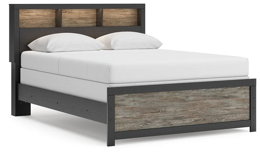 Jonnifer - Lighted Bookcase Panel Bed