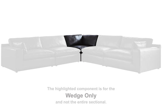 Emilia - Wedge - Black
