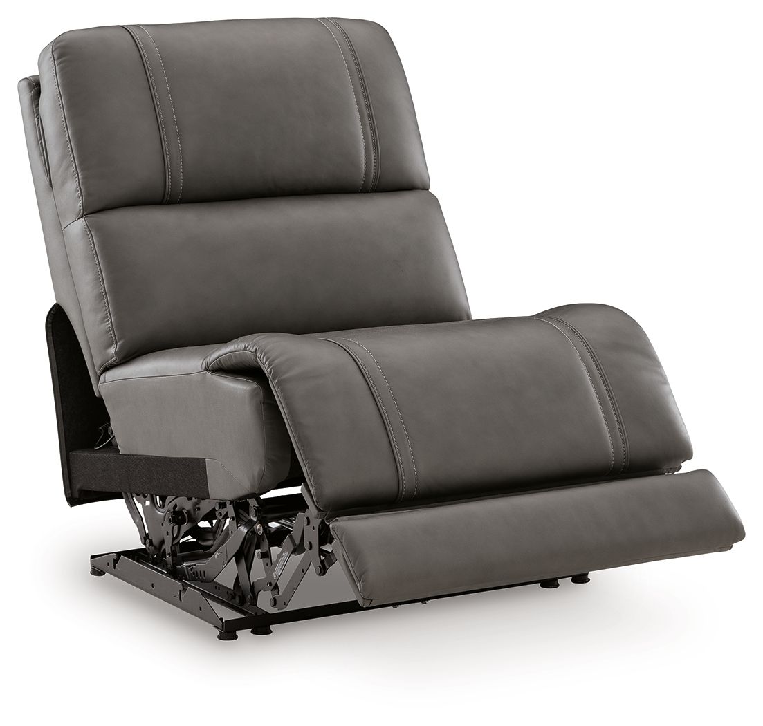 5Z-Harrenhurst - Power Armless Recliner With Adjustable Headrest - Anchor