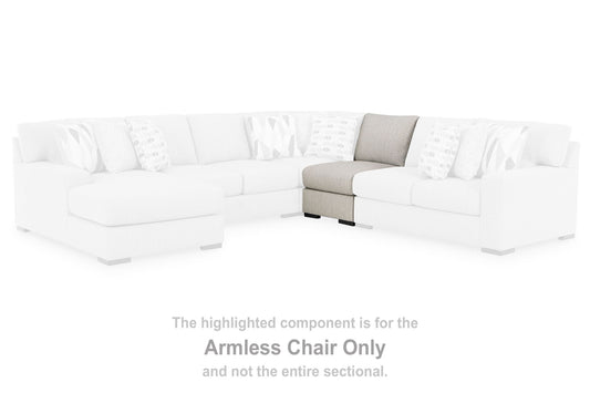 LaureLGrove - Armless Chair - Pebble