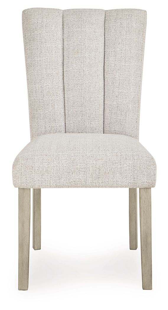 Karmenton - Dining Upholstered Side Chair (Set of 2) - Bisque