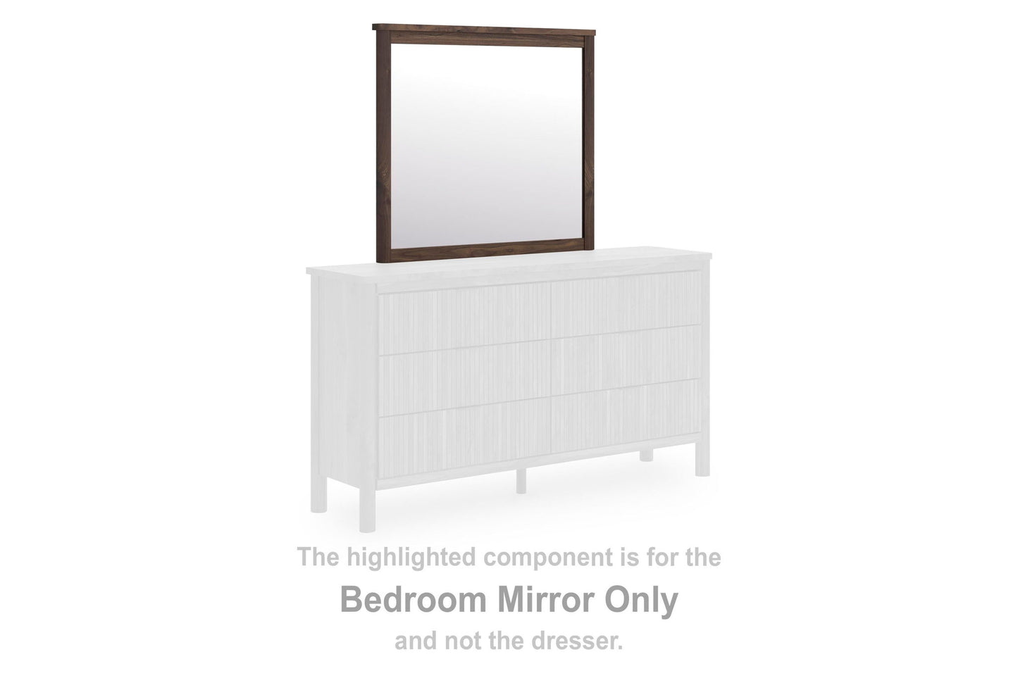 Cadmori - Bedroom Mirror - Brown