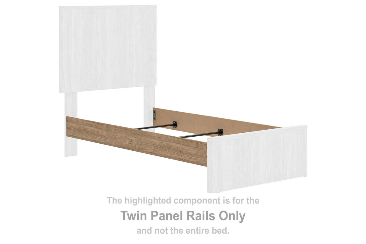 Dovander - Twin Panel Rails - Warm Natural Brown
