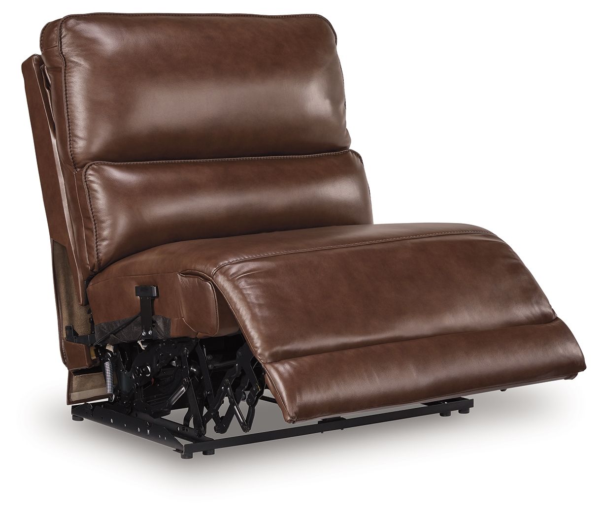 Silverbrooke - Power Armless Recliner With Adjustable Headrest - Canyon
