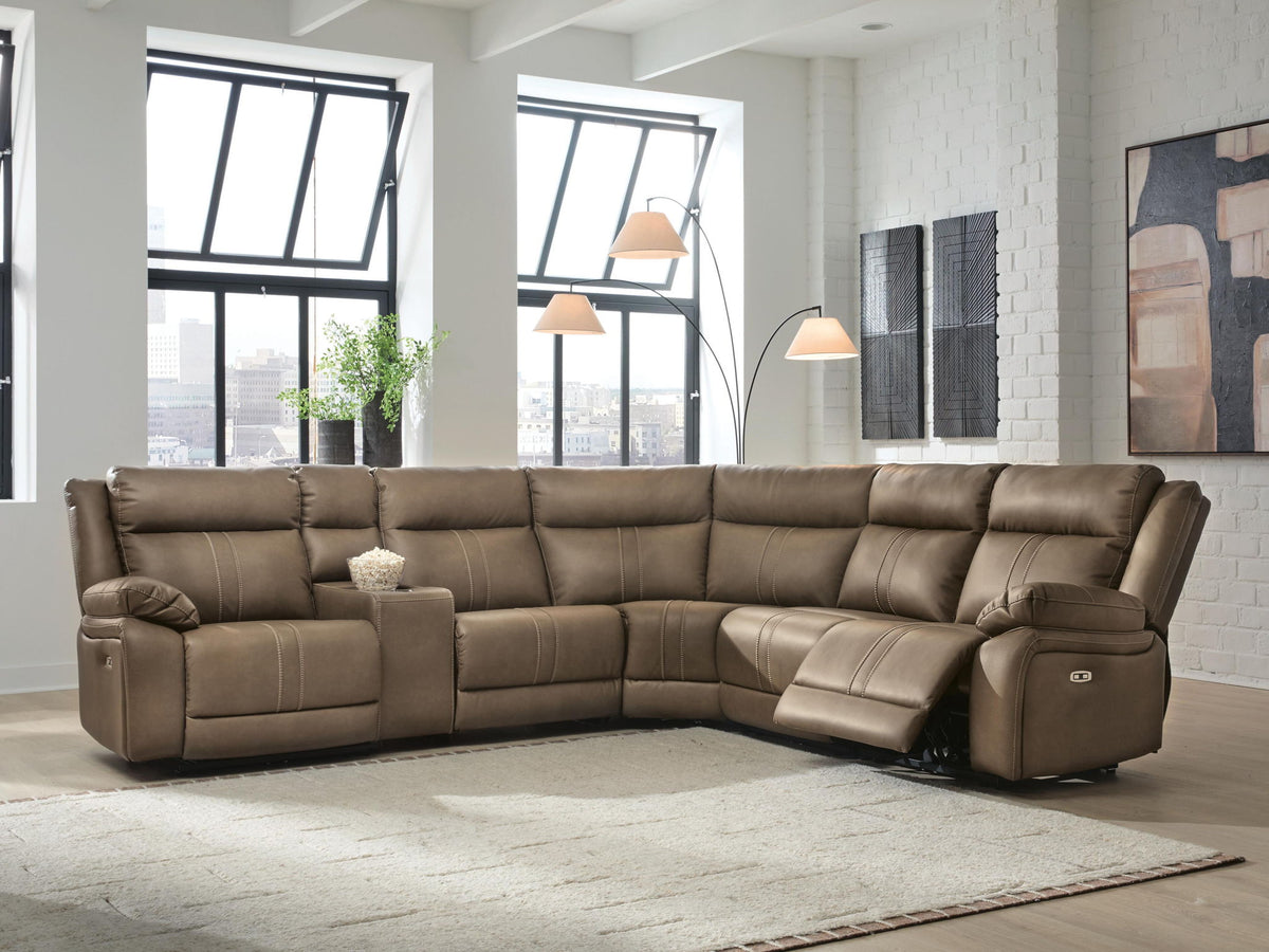 Max-Media - 6 Piece Reclining Sectional
