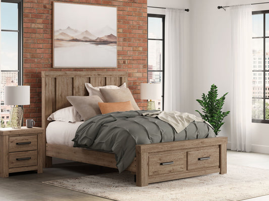 Garistyn - Panel Storage Bed