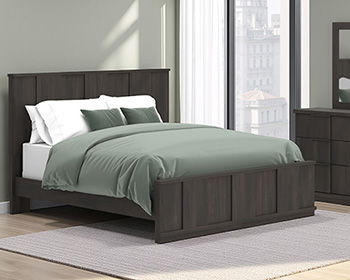 Jadiston - King Panel Footboard - Dark Brown