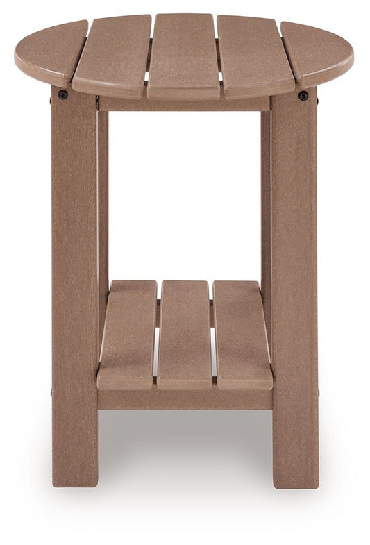 Cliffs Beach - Oval End Table - Driftwood