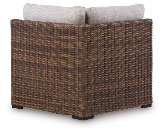 Angel Island - Corner With Cushion - Beige / Brown