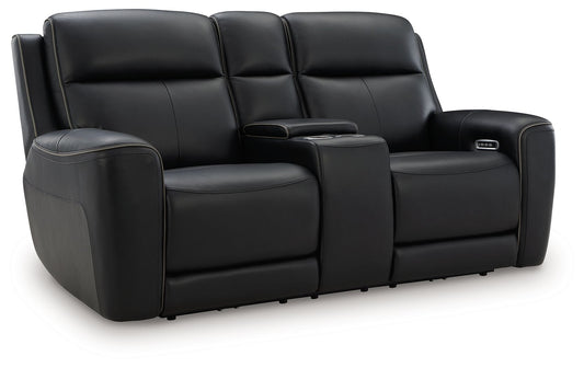 5Z-Relaxation - Power Reclining Loveseat with Console / Adj Headrest